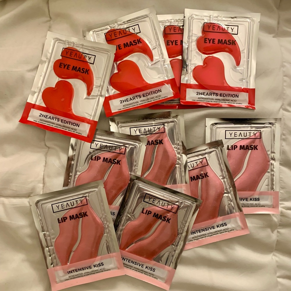 YEAUTY Eye and Lip Mask sets (10)
